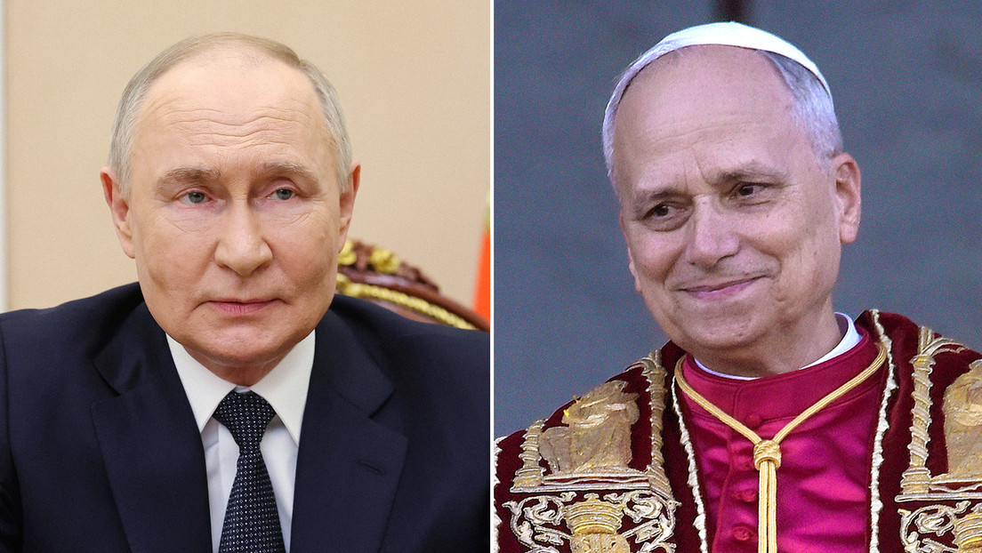 Putin mantiene una conversación telefónica con el papa León XIV