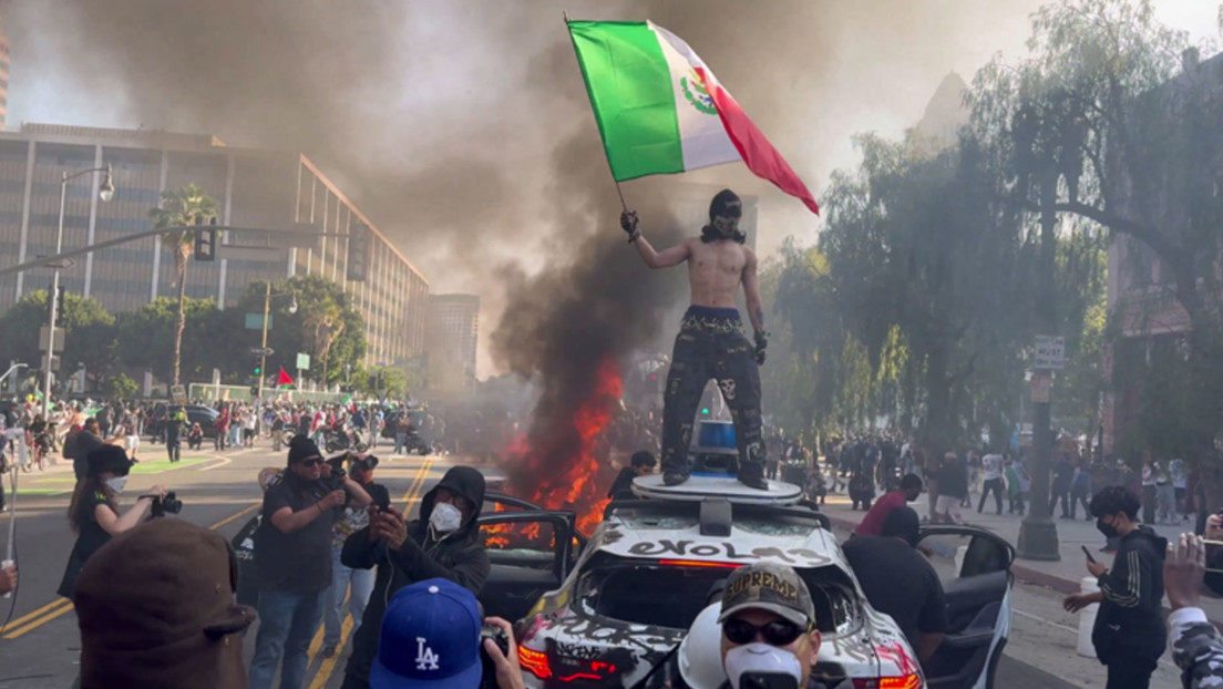 Trump urge el despliegue de tropas ante los disturbios en Los Ángeles