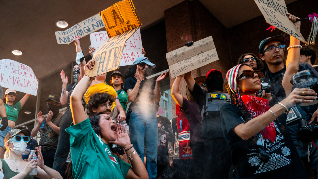 Protestas se propagan más allá de Los Ángeles y llegan a Texas, marcadas por choques con la Policía