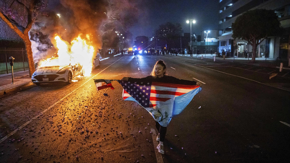 Trump: "Si no hubiera enviado las tropas, Los Ángeles estaría ardiendo en llamas"