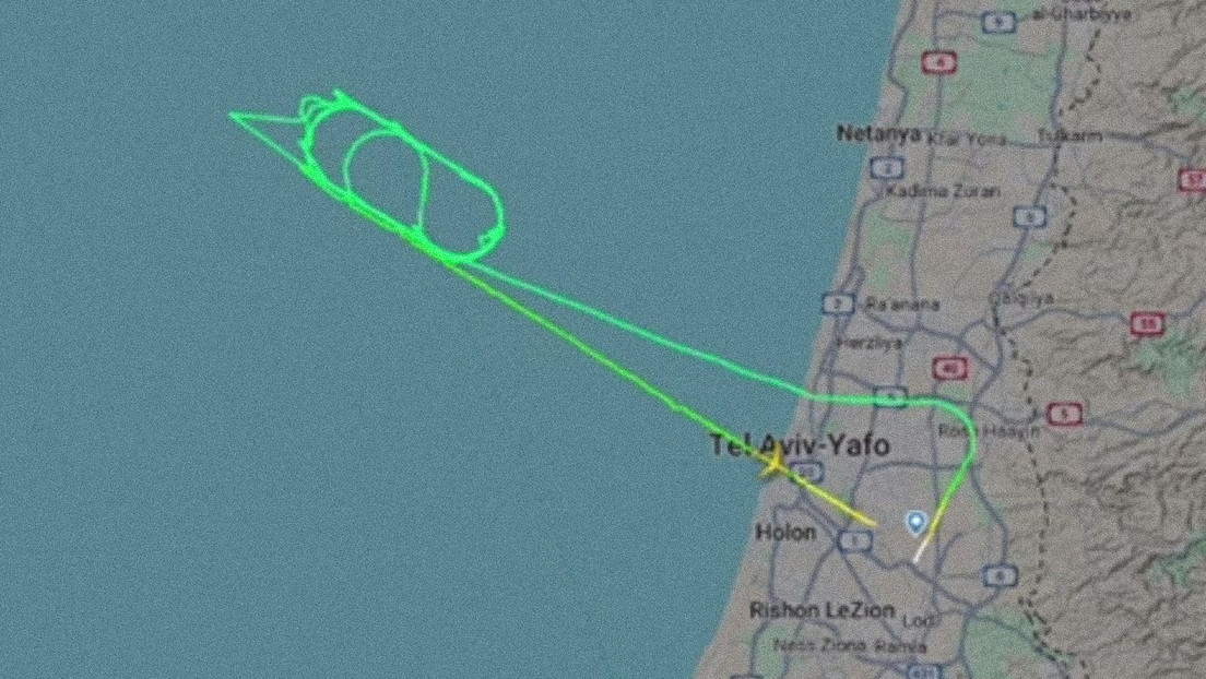 El avión de Netanyahu está en el aire dando varias vueltas sobre el Mediterráneo