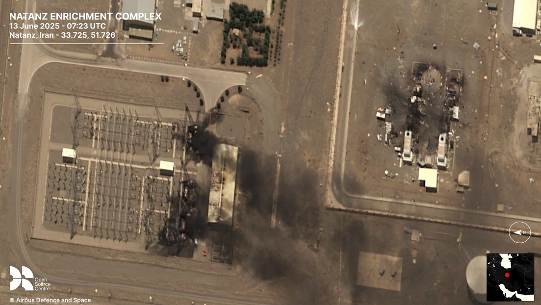 OIEA: Israel destruyó parte de la instalación de enriquecimiento de uranio en Natanz