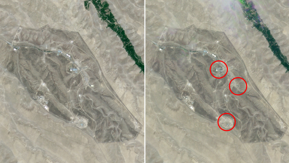 Imágenes satelitales muestran daños en bases de misiles iraníes