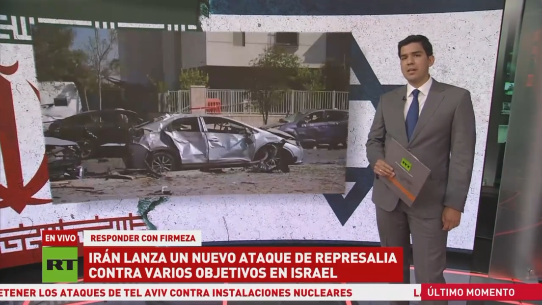 Irán lanza un nuevo ataque de represalia contra varios objetivos en Israel