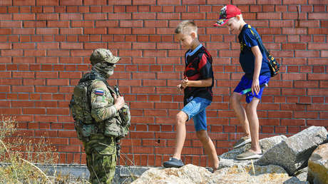 Rusia: No hay un solo niño secuestrado, hay niños salvados por nuestros soldados