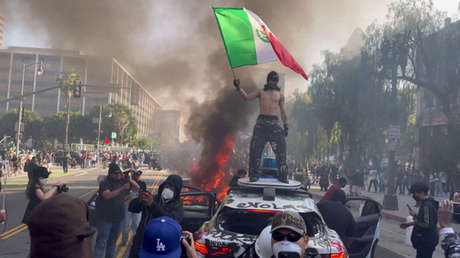 Trump urge el despliegue de tropas ante los disturbios en Los Ángeles