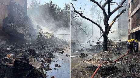 Se estrella un avión de pasajeros en India