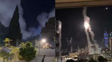VIDEO: Misil iraní golpea el bastión estratégico militar de Israel en Tel Aviv