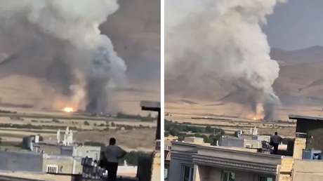 VIDEO: Reportan un ataque de Israel contra una instalación militar en la provincia iraní de Hamadán