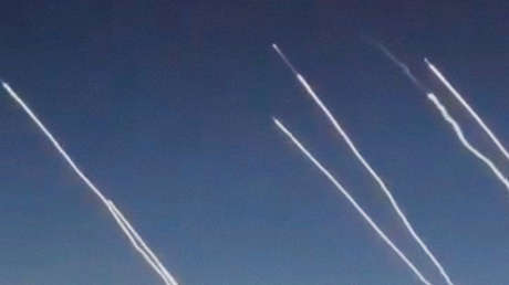 VIDEO: Captan desde un avión el lanzamiento de misiles balísticos iraníes