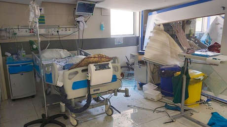 Ataque israelí daña un hospital iraní (FOTOS)