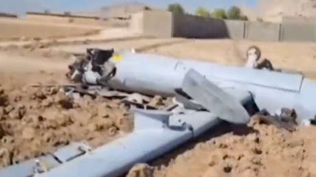VIDEO: Irán muestra restos de un dron avanzado israelí derribado