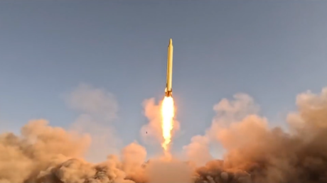 VIDEO: El lanzamiento de la última oleada de misiles iraníes contra Israel