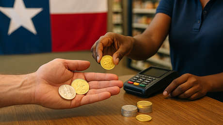 Un estado de EE.UU. permite pagar con oro en transacciones diarias