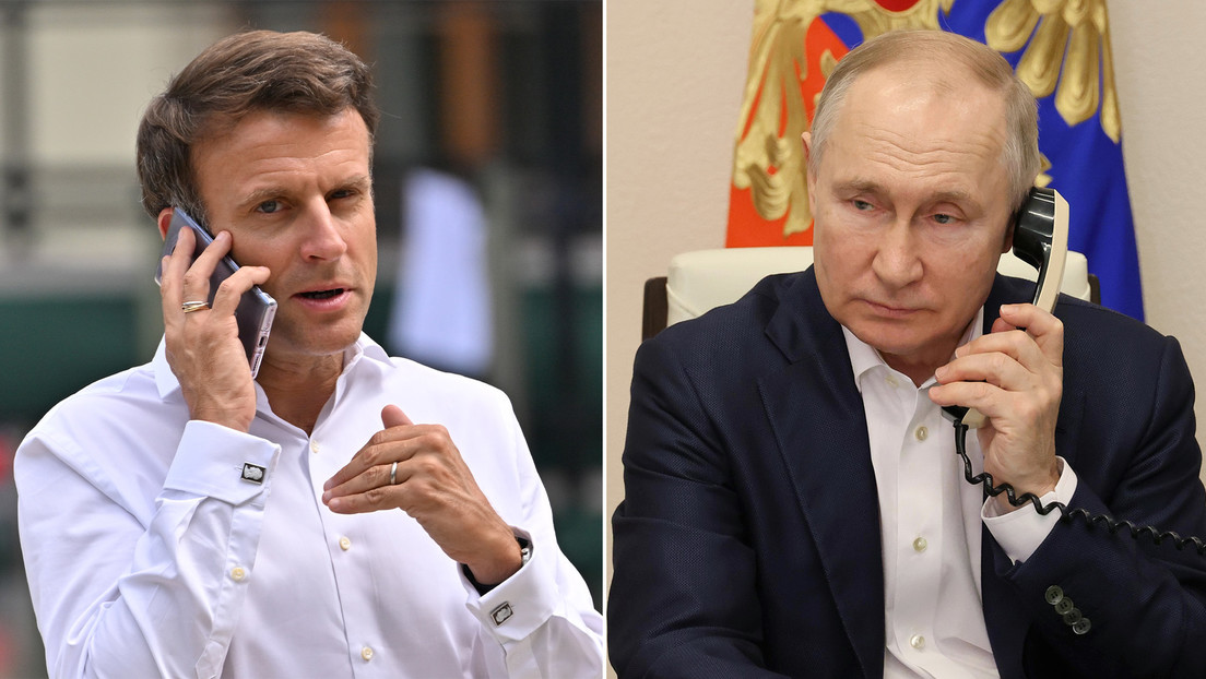 Putin y Macron hablan por teléfono por primera vez en más de dos años