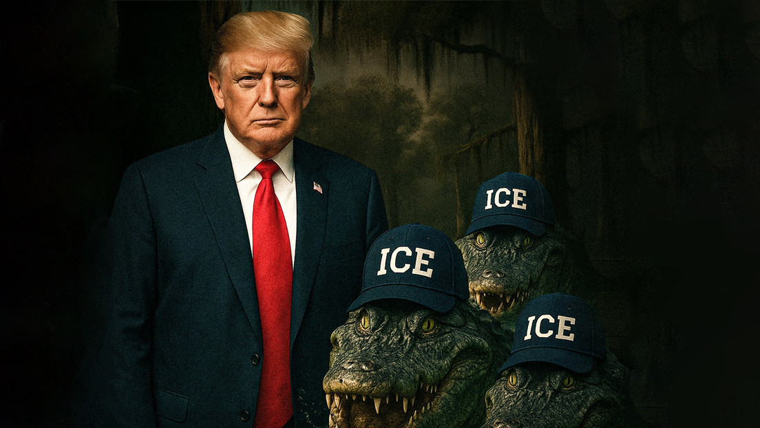 Trump con caimanes: la promoción que hace la Casa Blanca del polémico reclusorio para migrantes