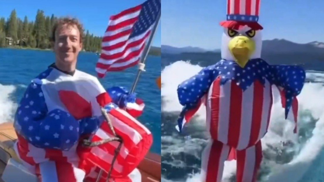 Mark Zuckerberg celebra el 4 de julio de una peculiar manera (VIDEO)