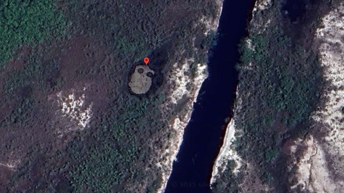 VIDEO: Aparece una 'calavera' gigante en medio de la Amazonía
