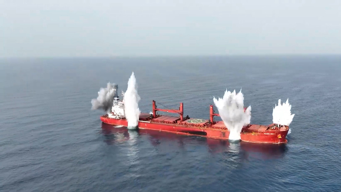 La advertencia de los hutíes tras hundir varios barcos en el mar Rojo