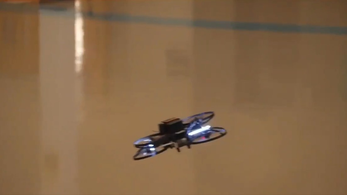 VIDEO: Presentan en EE.UU. minidrones armados para proteger las escuelas en caso de tiroteos