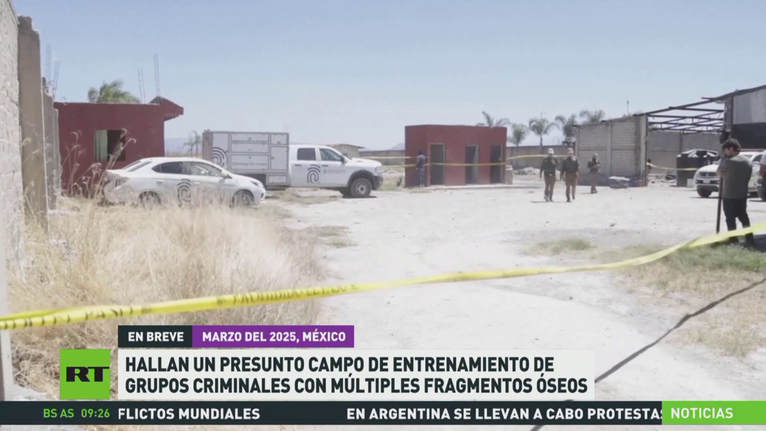 Hallan presunto campo de entrenamiento de grupos criminales en México