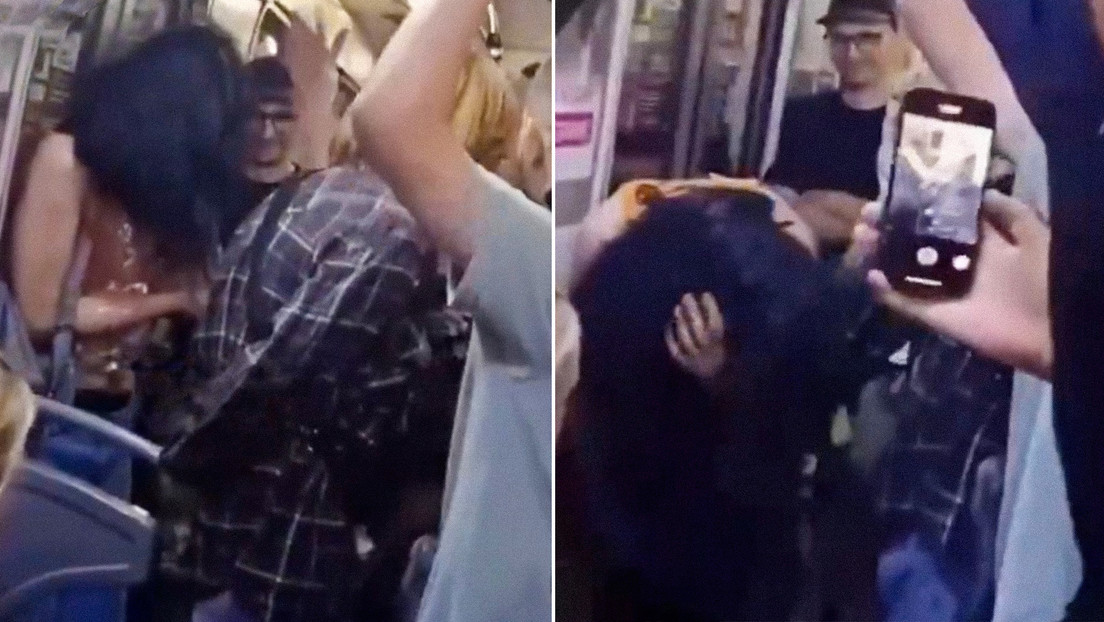 Joven es golpeada en el metro de Kiev: "Tírala del tren, está del lado de Rusia" (VIDEO)