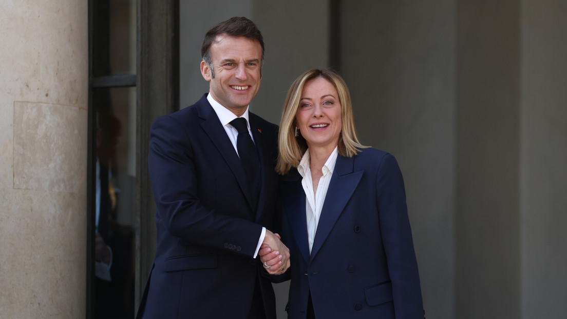 Meloni tacha de "contraproducente" la promesa de Macron de reconocer al Estado palestino
