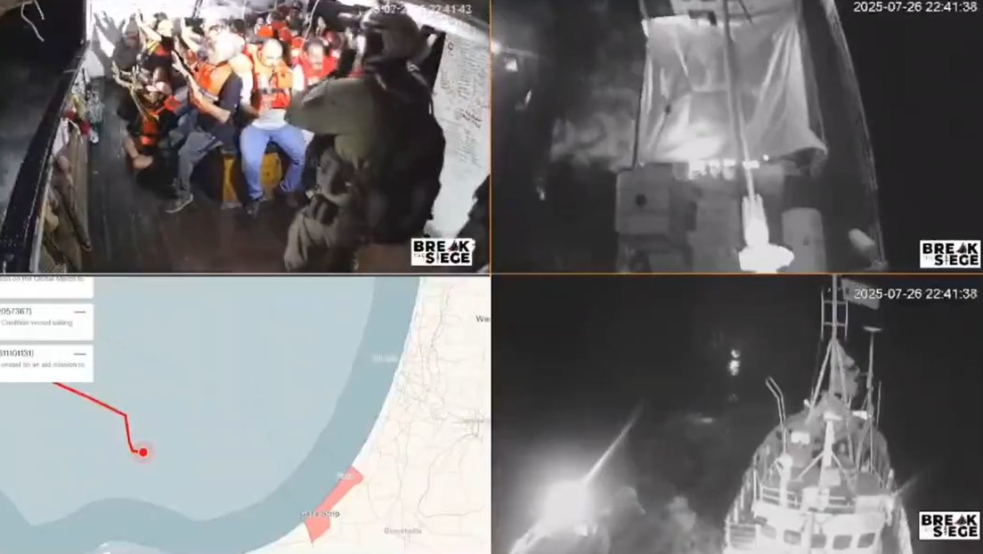VIDEO: Momento en que fuerzas de Israel asaltan un barco de ayuda humanitaria para Gaza