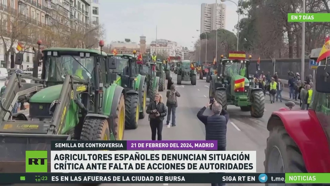 Agricultores españoles denuncian situación crítica ante falta de acciones de autoridades