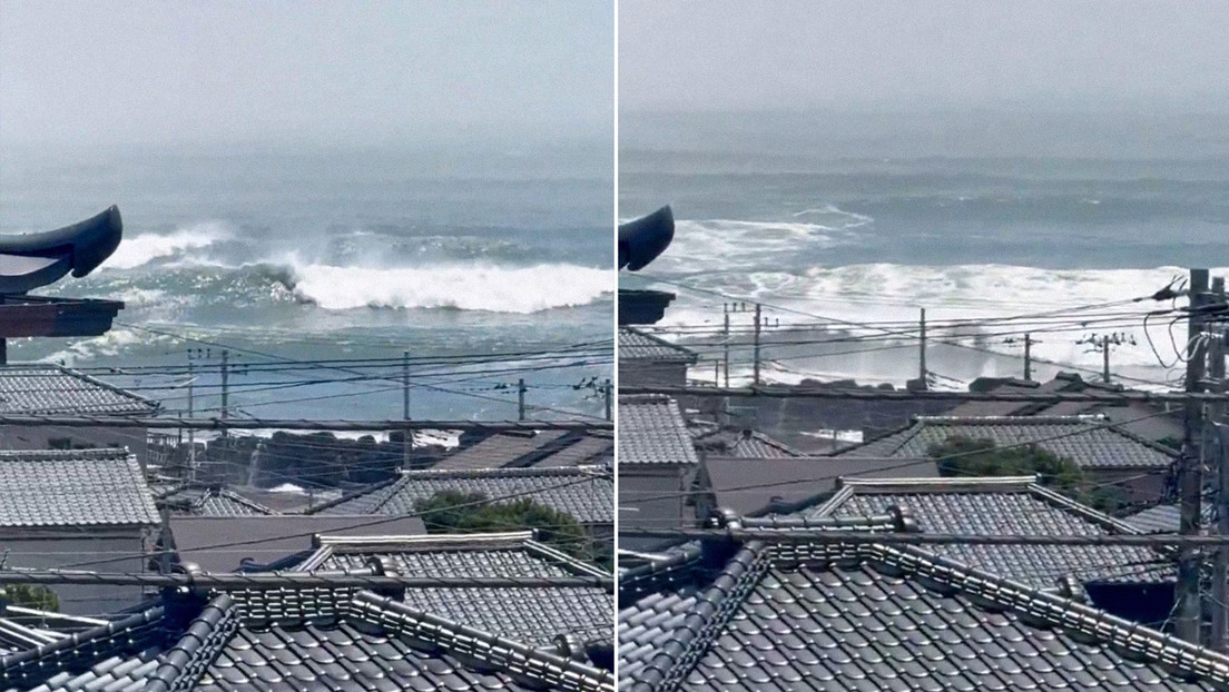 Así golpean las olas de tsunami en las costas de Japón (VIDEOS)
