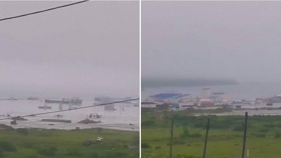 Tsunami azota las islas Kuriles de Rusia (VIDEOS)