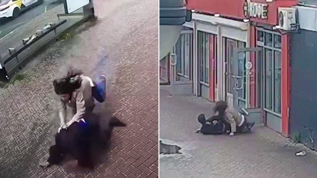 VIDEO: Le robó un móvil a una joven, pero no sabía con quién se metía