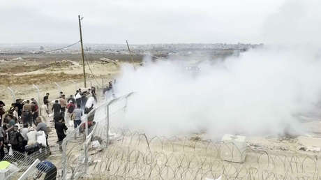 Guardias estadounidenses abren fuego contra civiles en centros de ayuda humanitaria en Gaza