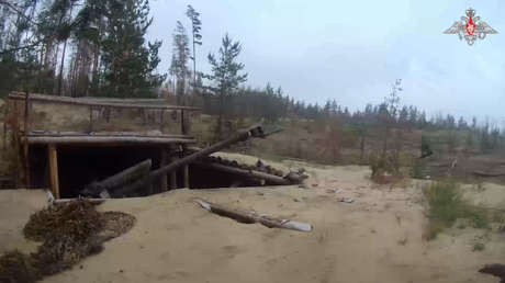 VIDEO: Artilleros rusos eliminan una base de drones ucraniana