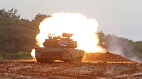 Taiwán despliega tanques Abrams y China muestra poderío militar en ejercicios con fuego real