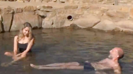 Polémica en Galicia por el baño de un alcalde en unas termas en las que no se recomienda entrar