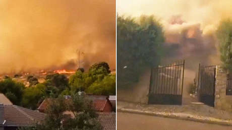 "Nos come, nos come": La angustiante huida de un agricultor entre las llamas en España (VIDEO)