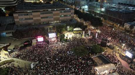 VIDEOS: Enfrentamientos con la Policía en Israel en protestas contra la continuación de la guerra en Gaza