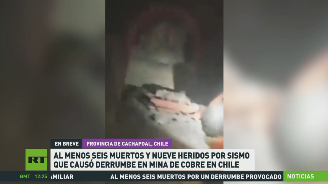 Al menos seis muertos y nueve heridos por sismo que causó derrumbe en mina de Chile