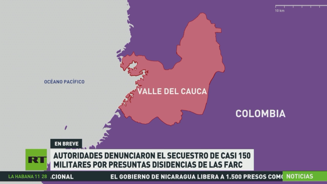 Autoridades colombianas denunciaron el secuestro de casi 150 militares por presuntas disidencias de las FARC