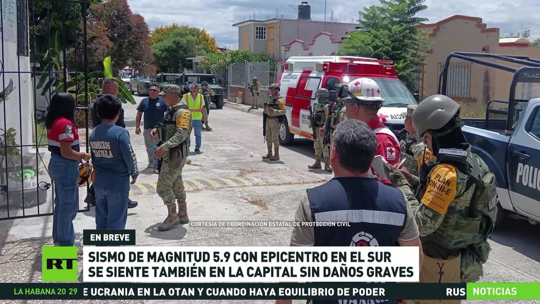 Un herido tras un sismo de magnitud 5,9 en el sur de México