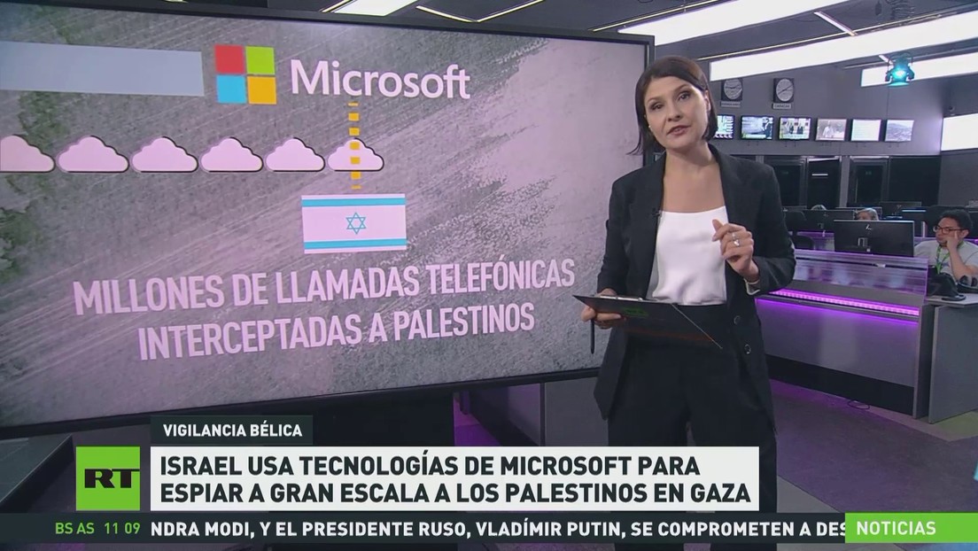 Israel usa tecnologías de Microsoft para espiar a gran escala a los palestinos en Gaza