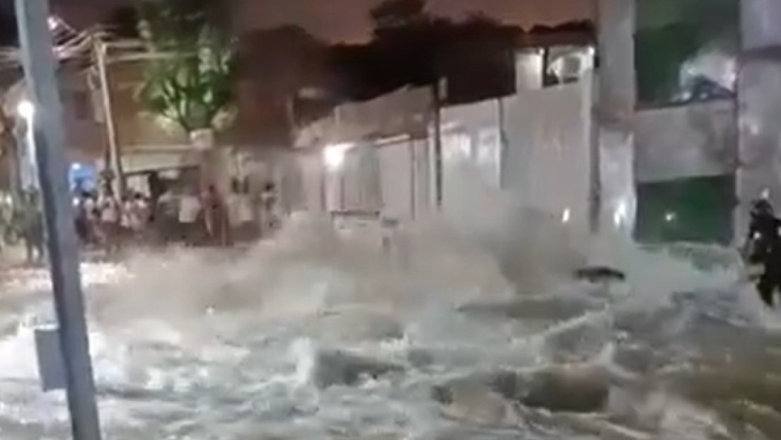 VIDEO: Avería 'épica' en un acueducto colombiano