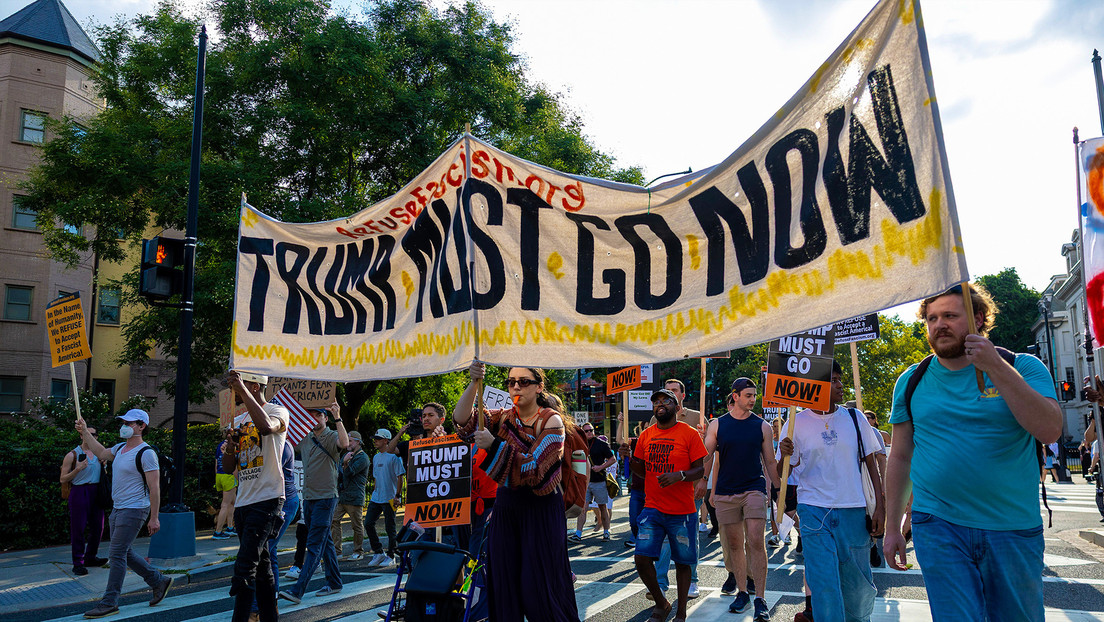 Grupos opositores convocan protestas en EE.UU. contra un cambio promovido por Trump