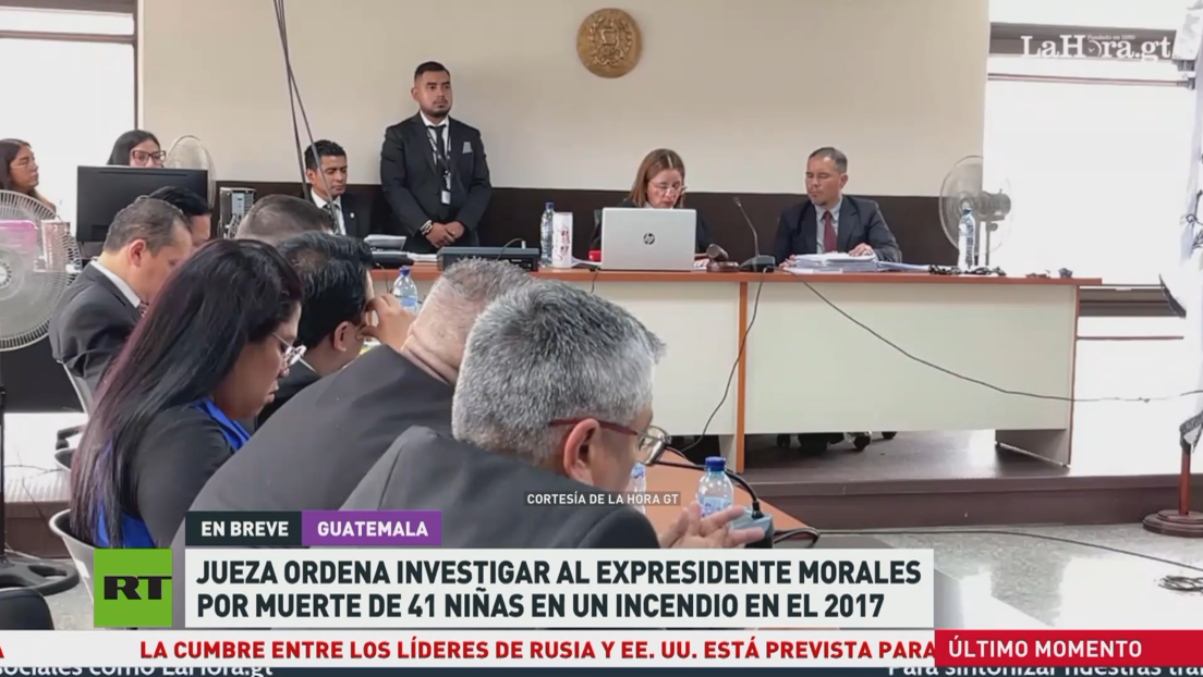Jueza ordena investigar a expresidente de Guatemala por la muerte de 41 niñas en un incendio en 2017