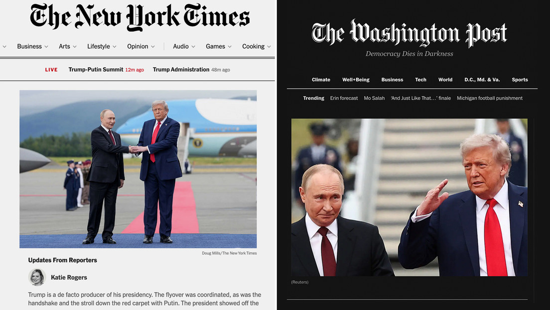 La cumbre Putin-Trump en Alaska: así reaccionaron los medios occidentales