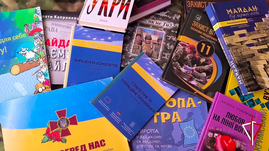 Fuerzas rusas hallan literatura extremista que insta a niños ucranianos luchar contra Rusia