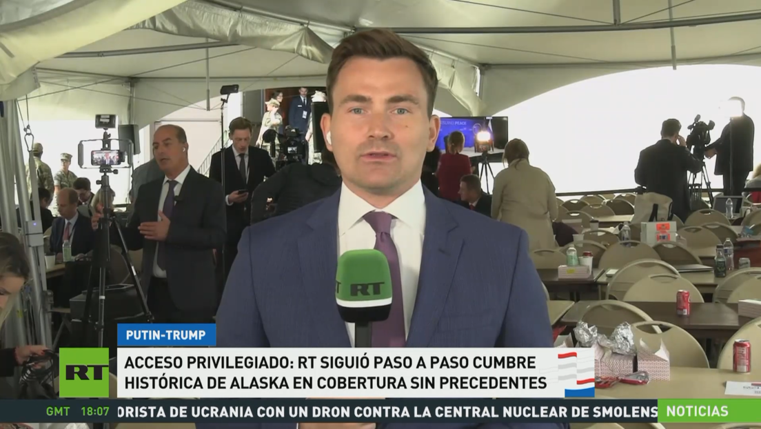 Acceso privilegiado: RT siguió paso a paso la histórica cumbre de Alaska en una cobertura sin precedentes