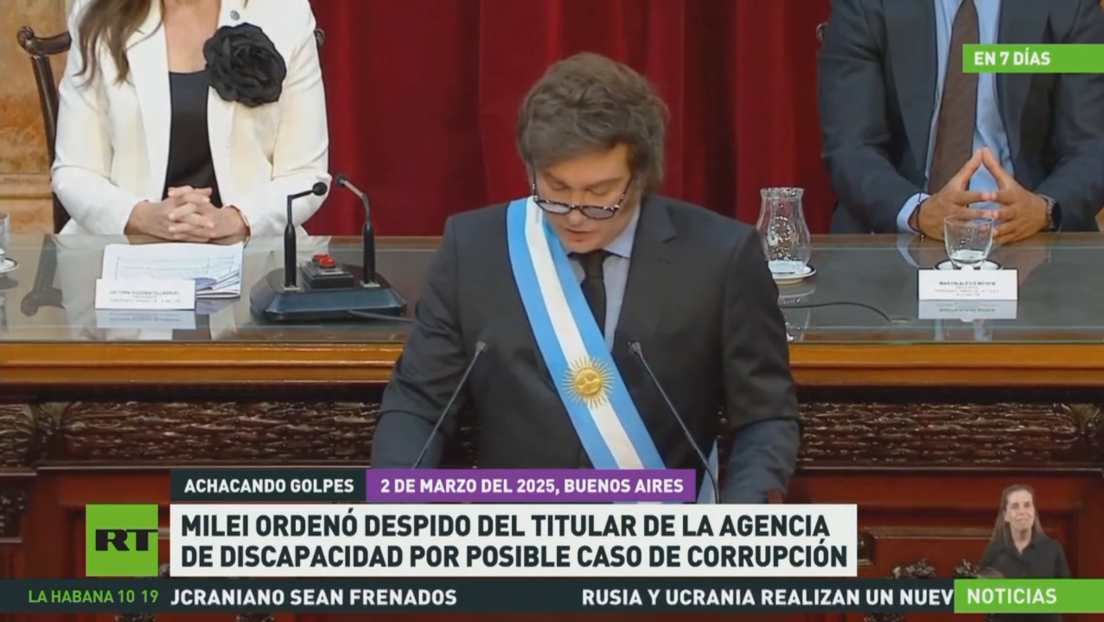 Milei ordena el despido del titular de la agencia de discapacidad por posible caso de corrupción
