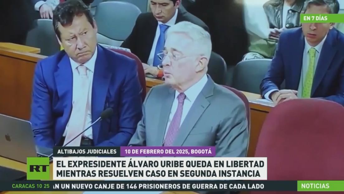 El expresidente Álvaro Uribe queda en libertad mientras resuelven caso en segunda instancia